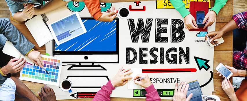 Web Design Development Style Ideas Interface Concept.